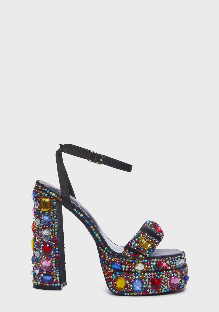 Janette Embellished Heels AZALEA WANG,New Products : American Fashion Style Bags On Sale Janette Embellished Heels AZALEA WANG,New Products : American Fashion Style Bags On Sale