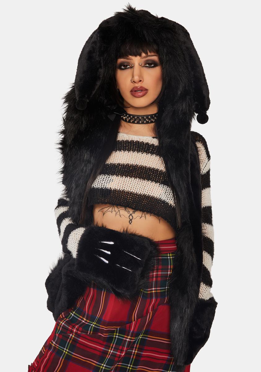 Beanie With Ears And Mitten Set Punk Rave,All Products : American Fashion Style Bags On Sale Beanie With Ears And Mitten Set Punk Rave,All Products : American Fashion Style Bags On Sale