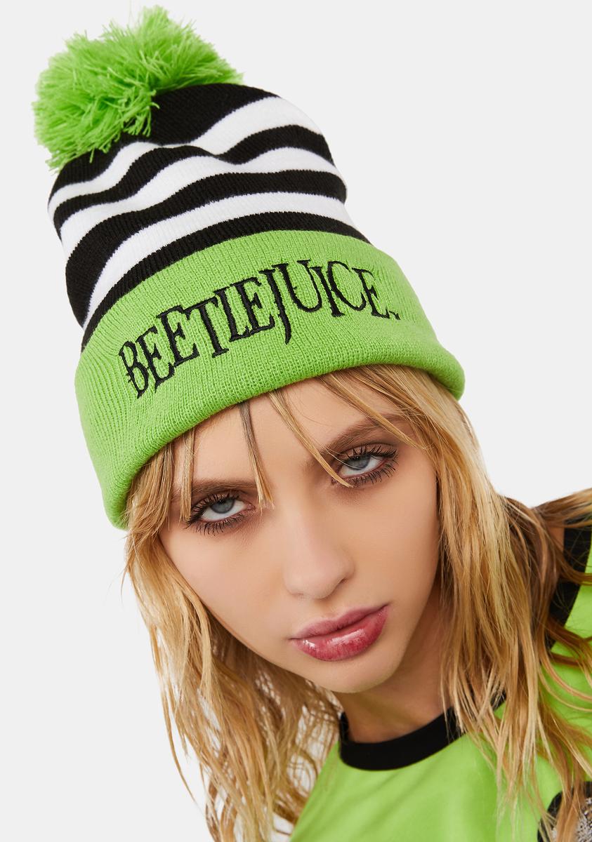 Fright Of Their Lives Knit Beanie Dolls Kill X Beetlejuice,New Products : American Fashion Style Bags On Sale