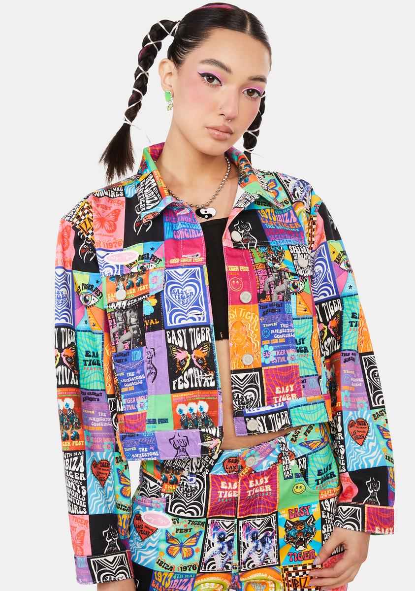 Nostalgia Denim Jacket EASY TIGER,Specials : American Fashion Style Bags On Sale Nostalgia Denim Jacket EASY TIGER,Specials : American Fashion Style Bags On Sale