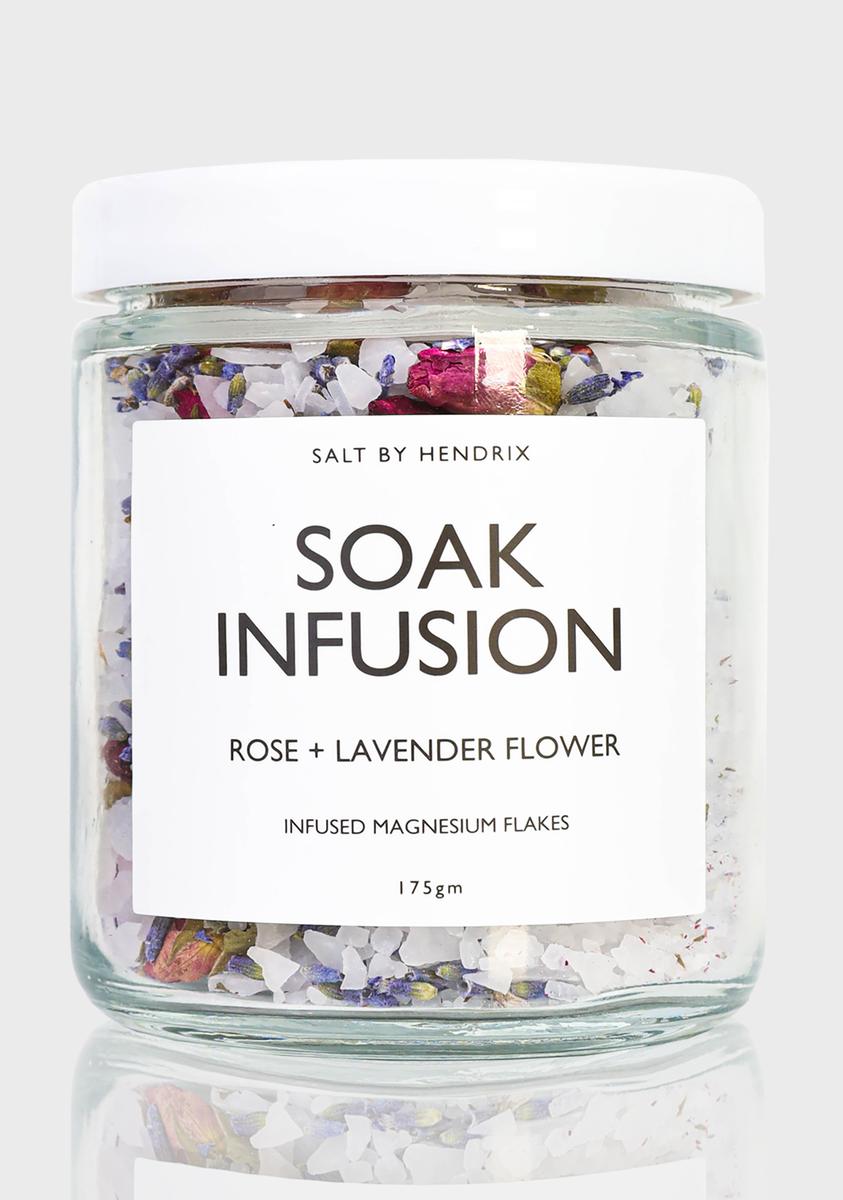 Rose And Lavender Flower Soak Infusion Salt by Hendrix,New Products : American Fashion Style Bags On Sale