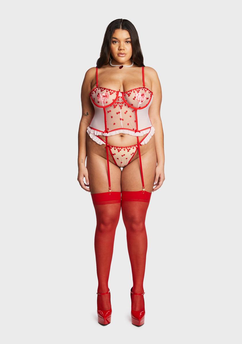 Plus Sweet Love Lingerie Set,New Products : American Fashion Style Bags On Sale