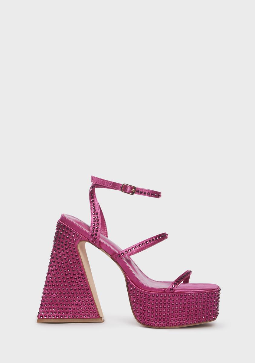 Asking For Drama Block Heels,All Products : American Fashion Style Bags On Sale