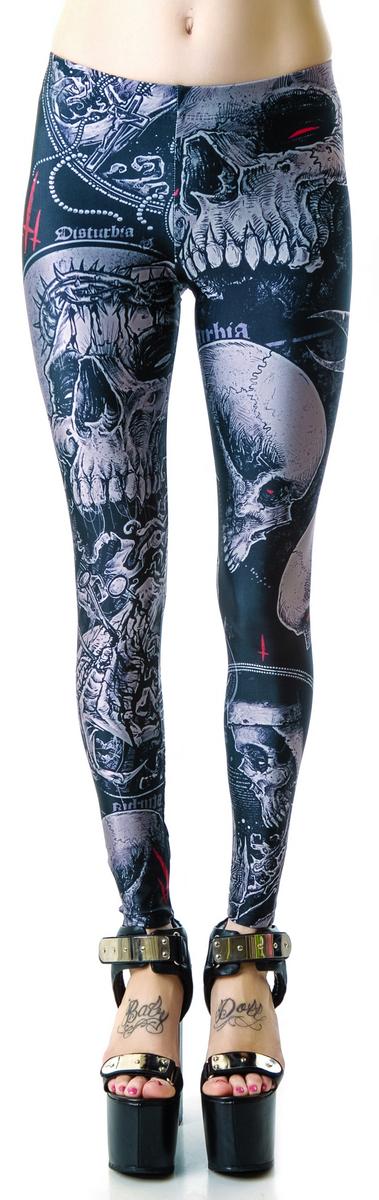 Skull Leggings Disturbia,New Products : American Fashion Style Bags On Sale