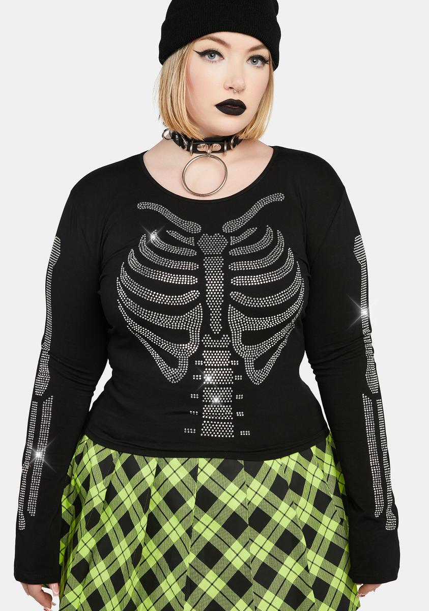 Plus Goin´ Tibia Okay Skeleton Long Sleeve Top Trickz N´ Treatz,New Products : American Fashion Style Bags On Sale Plus Goin´ Tibia Okay Skeleton Long Sleeve Top Trickz N´ Treatz,New Products : American Fashion Style Bags On Sale