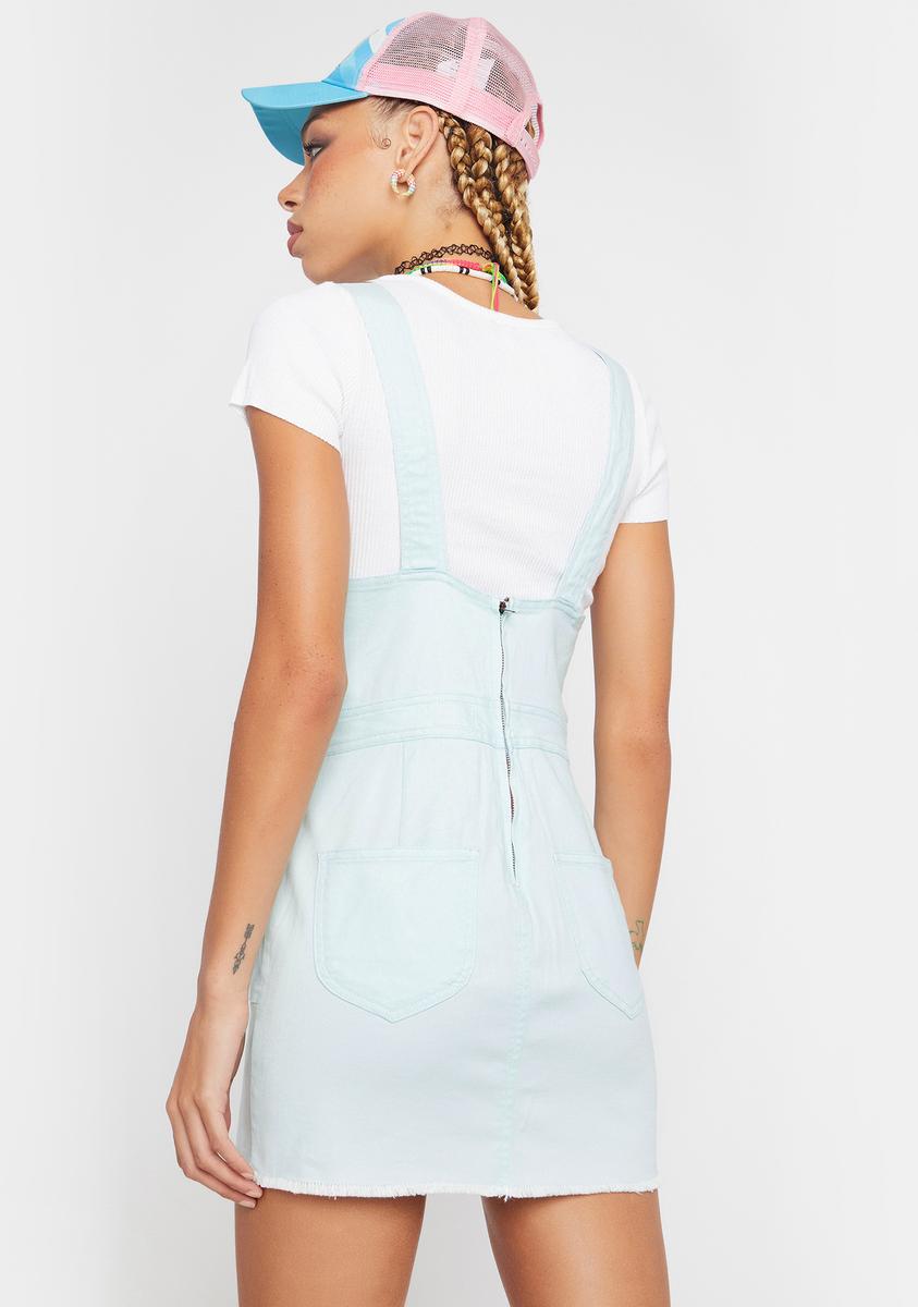 dickies denim overall dress Amazon.com: Dickies Womens White Frayed Pocketed Bib Overall Sleeveless Square Neck Mini Dress Juniors S : Clothing, Shoes & Jewelry