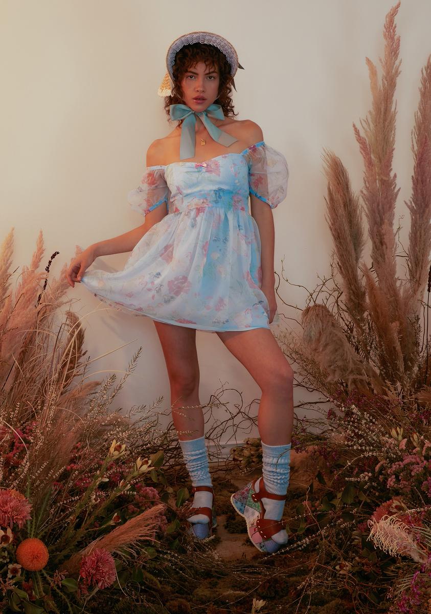 The Sweetest Gift Floral Babydoll Dress