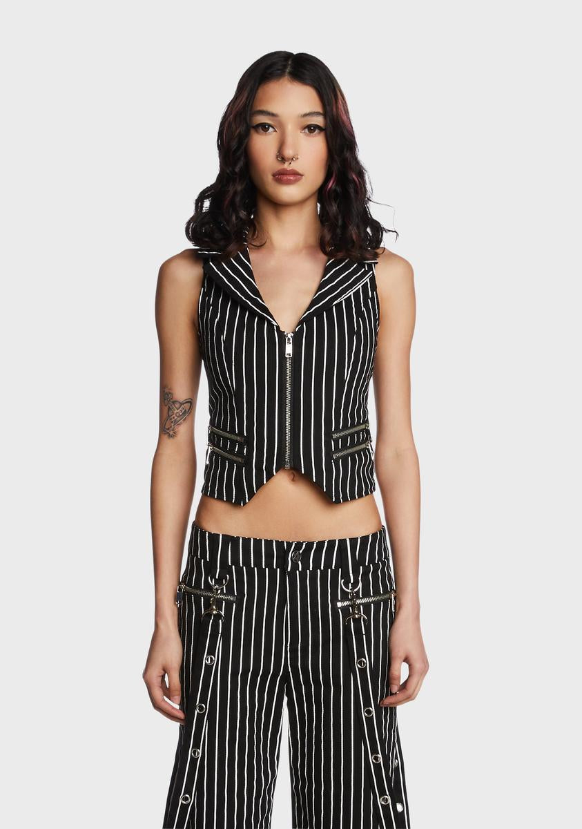 Deadly Souls Pinstripe Vest The Grave Girls,New Products : American Fashion Style Bags On Sale Deadly Souls Pinstripe Vest The Grave Girls,New Products : American Fashion Style Bags On Sale