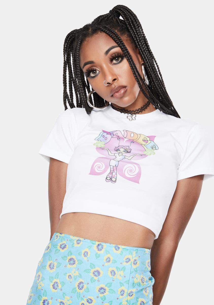 Butterfly Graphic Tee BADEE,Specials : American Fashion Style Bags On Sale Butterfly Graphic Tee BADEE,Specials : American Fashion Style Bags On Sale