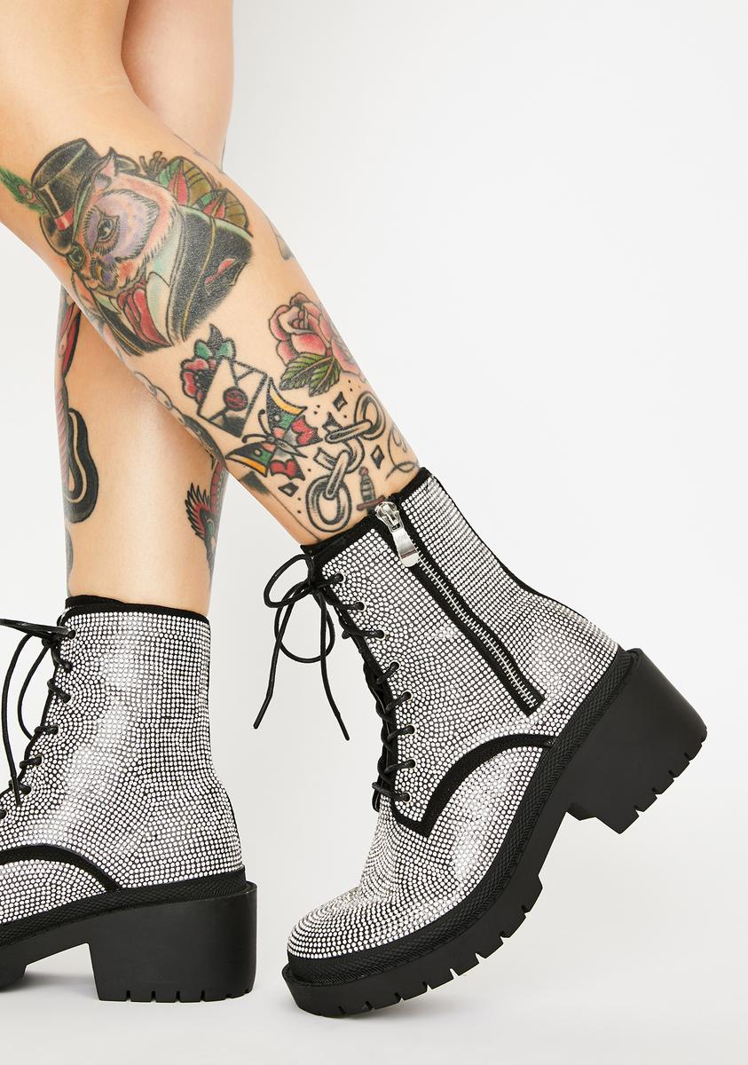 Get The Likes Rhinestone Boots