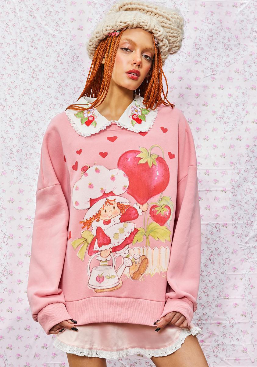 Dolls Kill x Clueless Tai Graphic Crewneck Sweatshirt - Pink