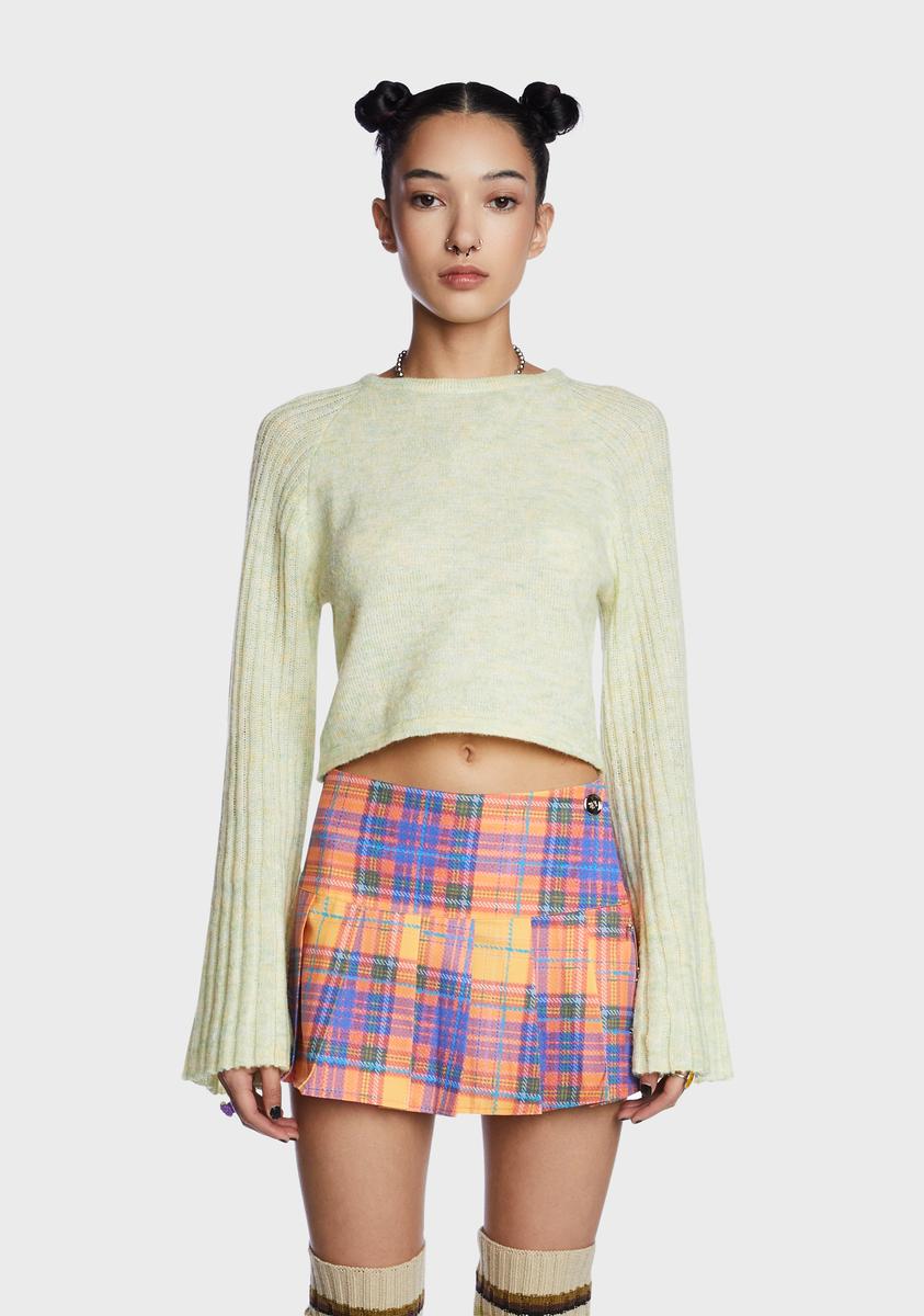 Note Taker Knit Sweater,New Products : American Fashion Style Bags On Sale