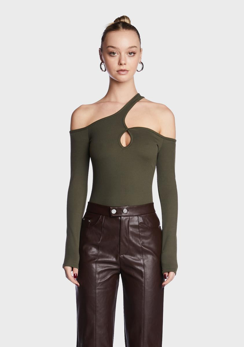 Jimena Asymmetrical Jersey Top 4TH & RECKLESS,Specials : American Fashion Style Bags On Sale
