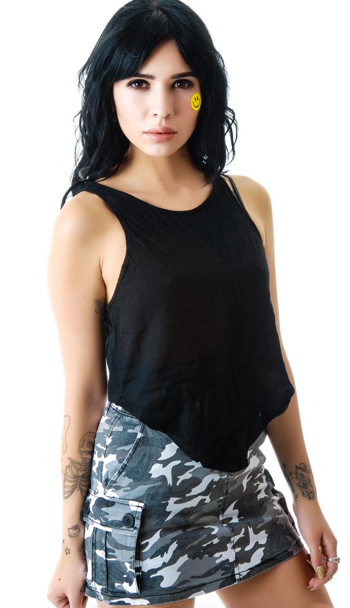 Camo Cargo Skirt