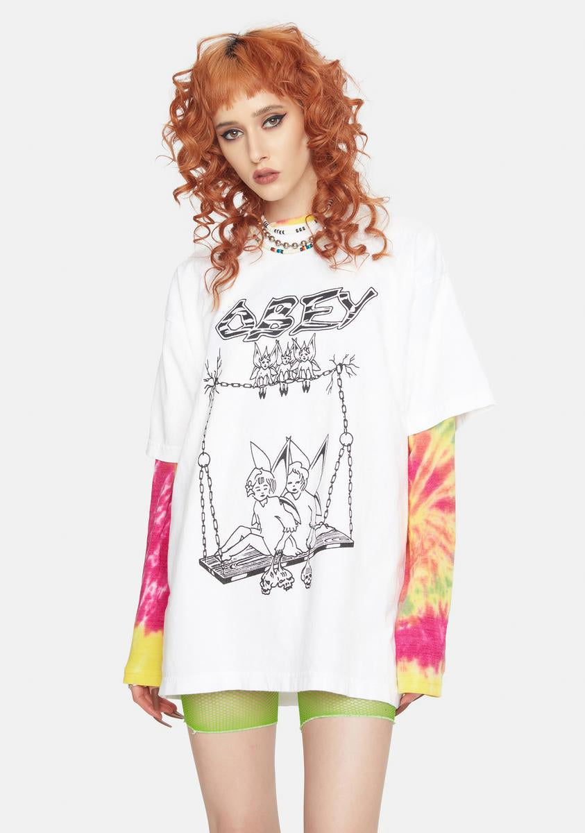 Cast Out Graphic Tee Obey,New Products : American Fashion Style Bags On Sale