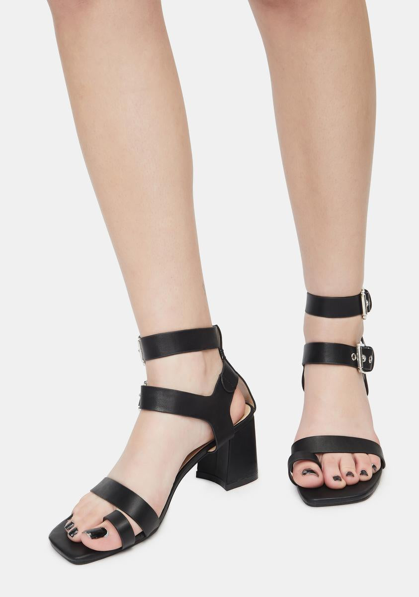Noir Match My Pace Sandal Heels,Specials : American Fashion Style Bags On Sale