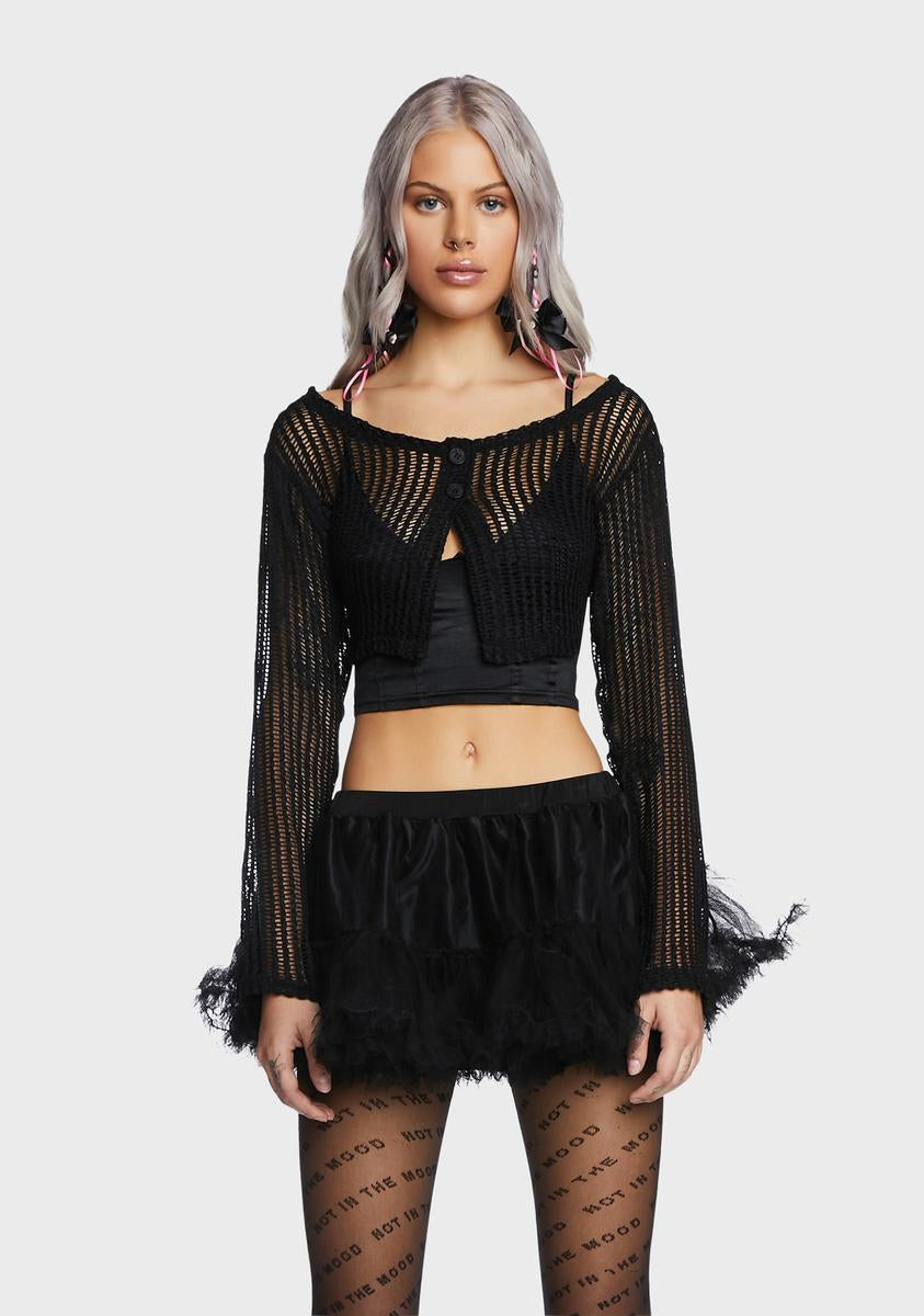 Great Escape Cropped Cardigan,New Products : American Fashion Style Bags On Sale