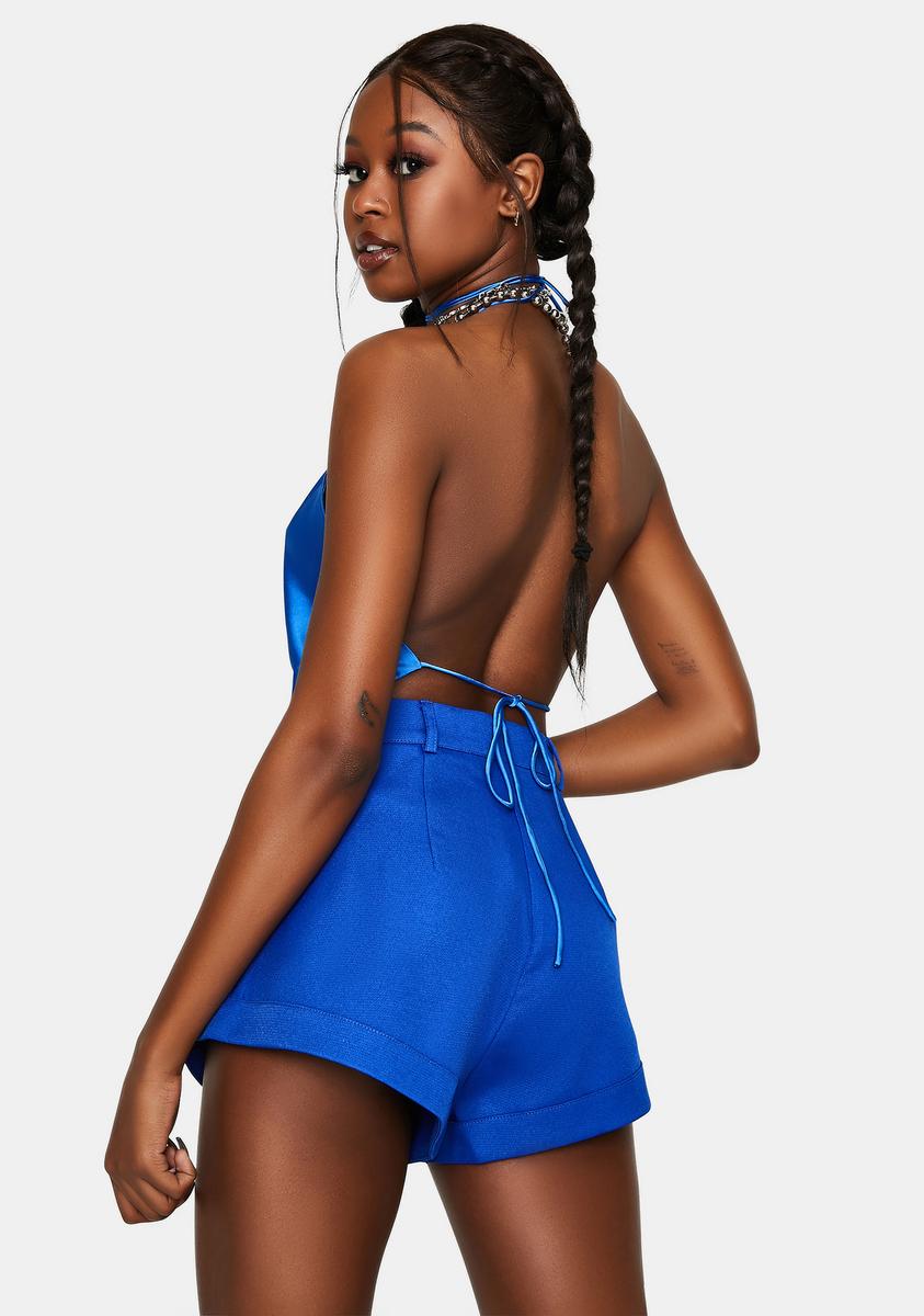 knee length dresses for ladies LIONESS Elements Mini Dress in Slate Blue – Square-dclothing main image 0