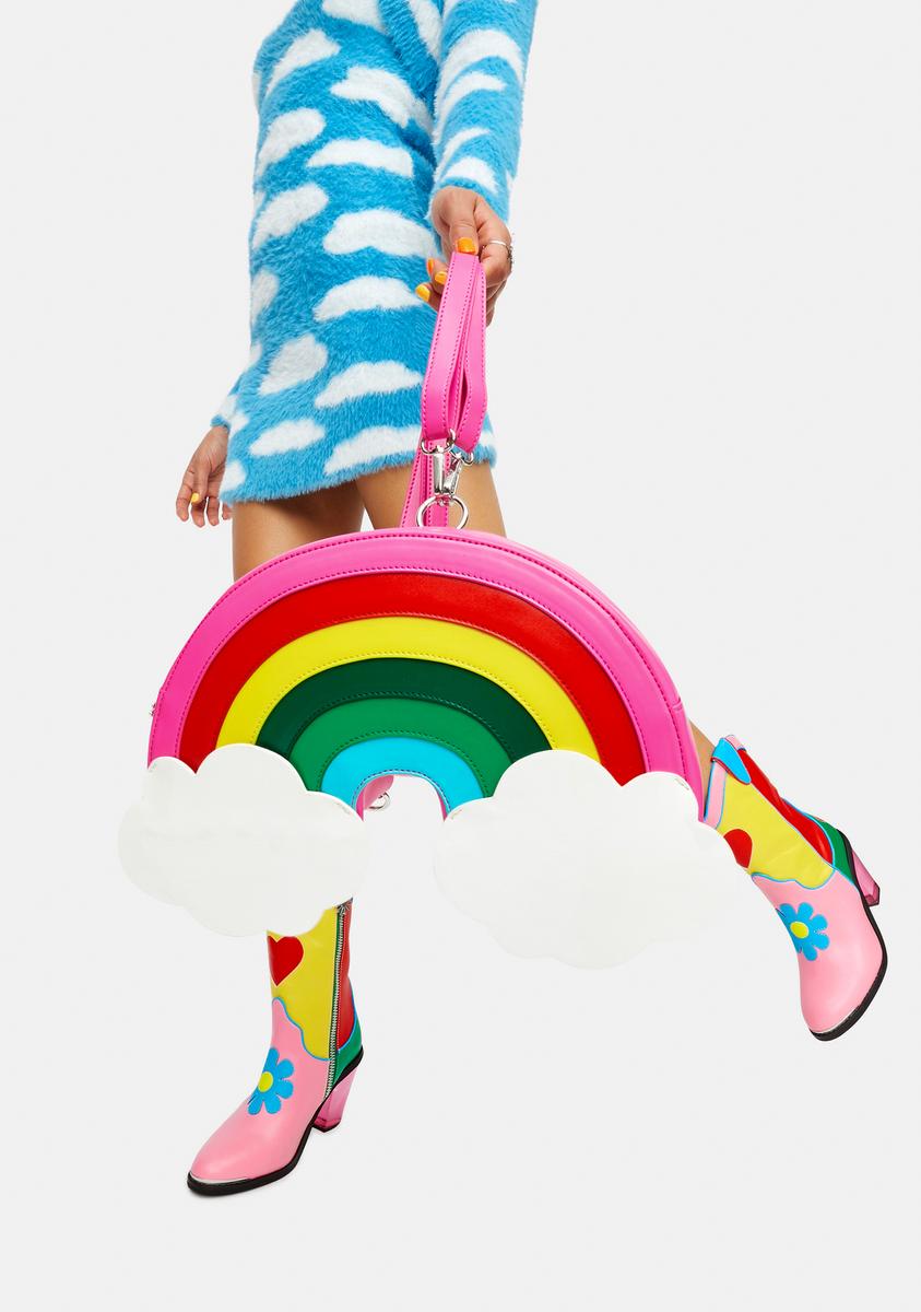 Delia’s rainbow ? backpack dELiAs Girls Middle School Girl Backpack – Rainbow Backpacks  main image 2