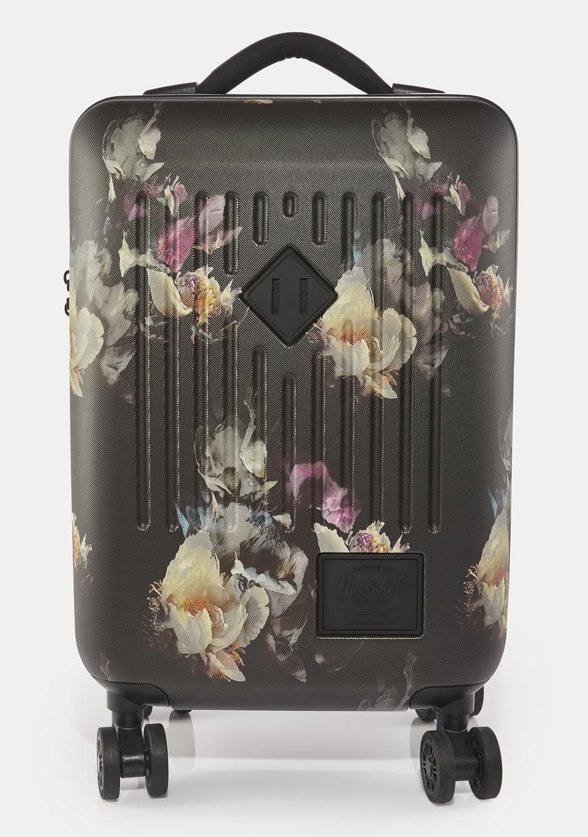 Herschel Floral Carry On Rolling Suitcase – Dolls Kill