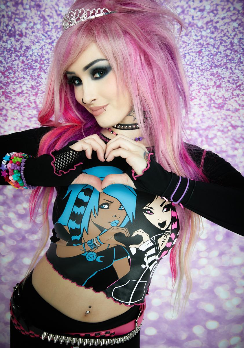 Aerial Shot Graphic Tee The Grave Girls,All Products : American Fashion Style Bags On Sale