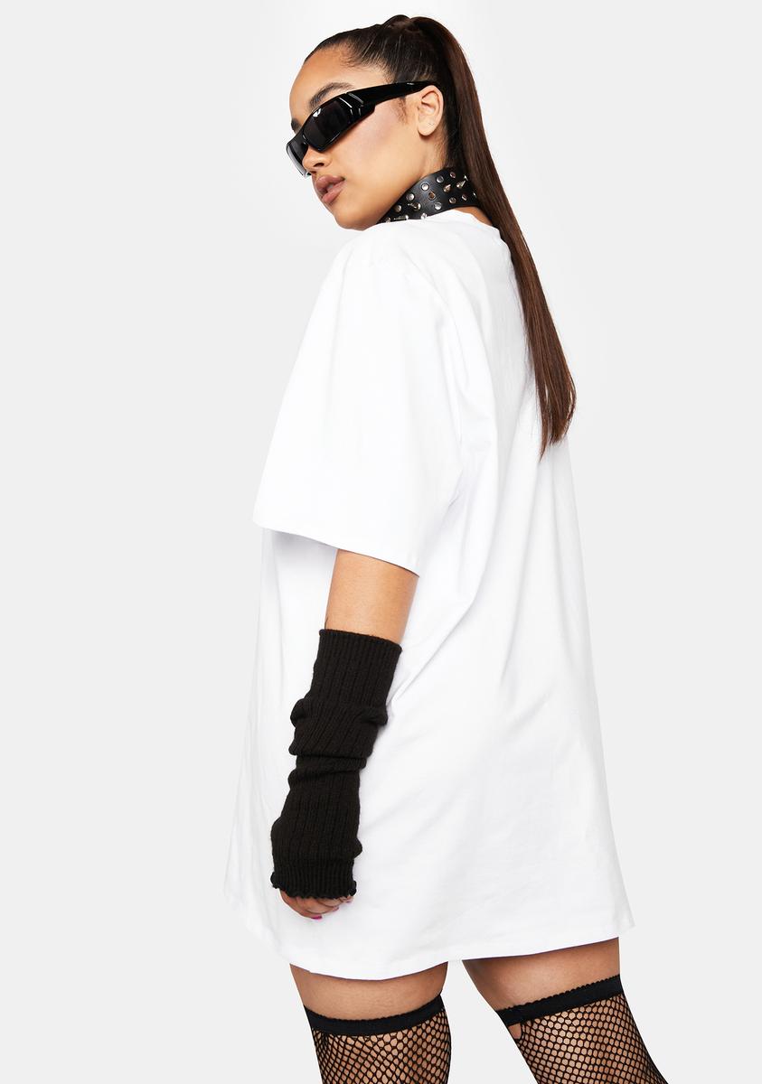 Plus Size Drugs Are Bad Graphic T Shirt Dress
