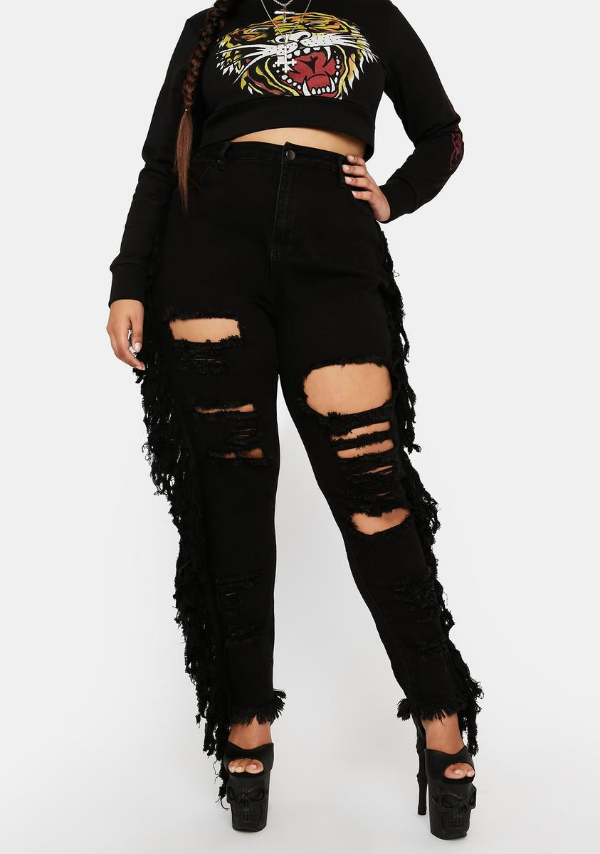 Plus Over And Out Distressed Denim Jeans,New Products : American Fashion Style Bags On Sale Plus Over And Out Distressed Denim Jeans,New Products : American Fashion Style Bags On Sale