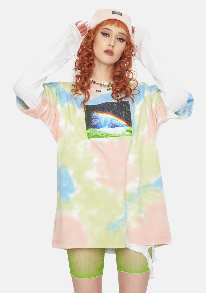 Rainbow Tie Dye Graphic Tee Obey,New Products : American Fashion Style Bags On Sale Rainbow Tie Dye Graphic Tee Obey,New Products : American Fashion Style Bags On Sale