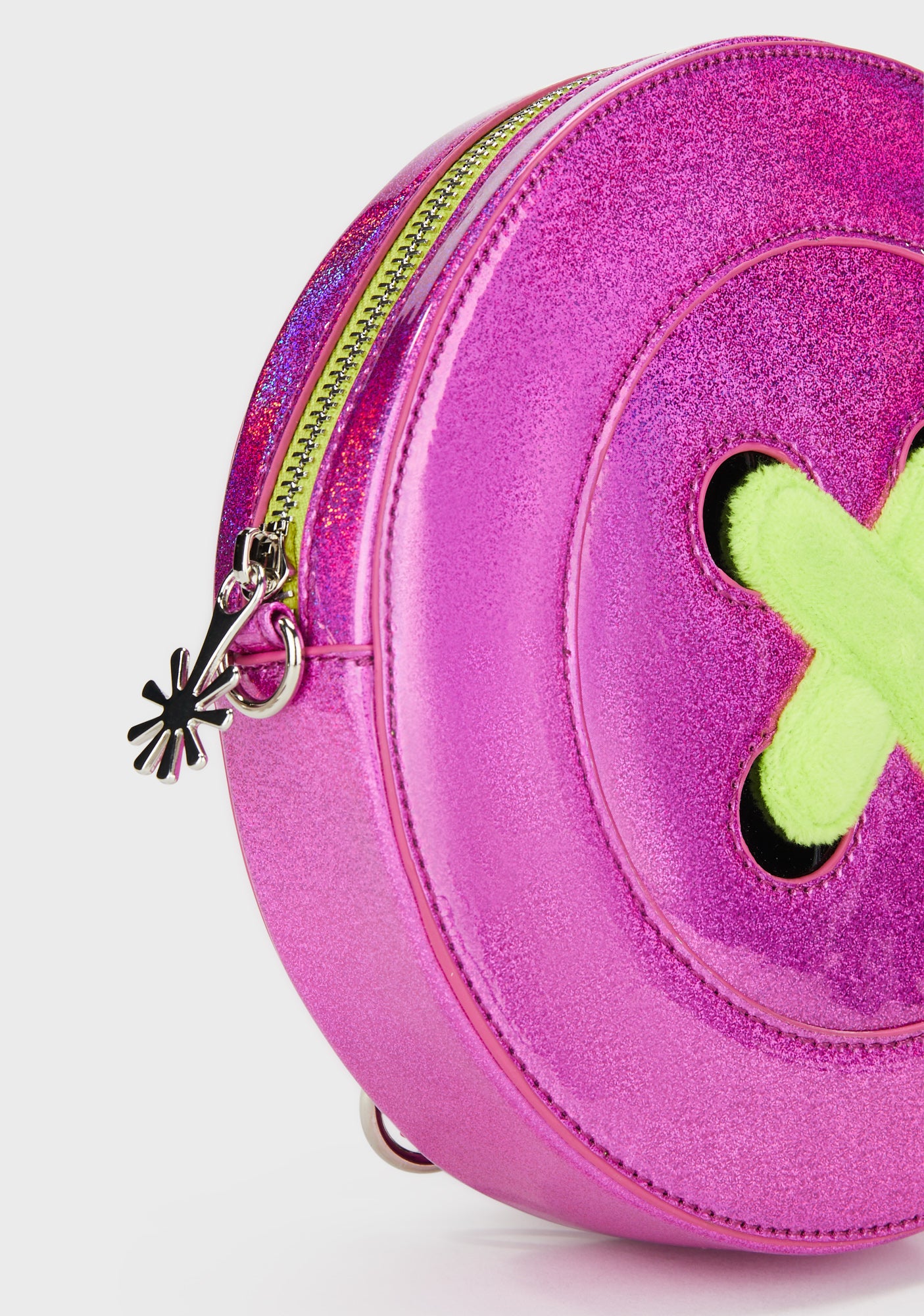 candy buttons mini backpack Delia's Holographic Glitter Button Backpack