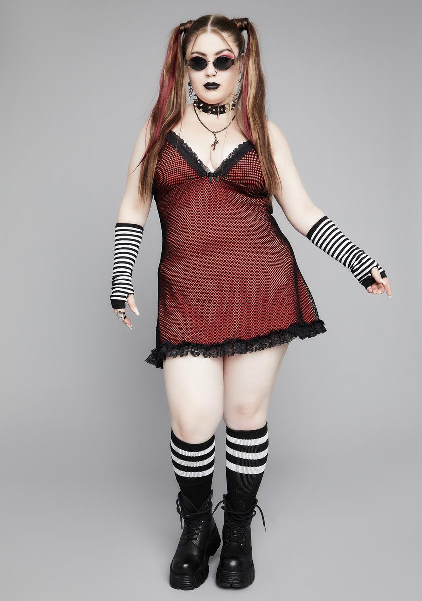 plus size fishnet mini dress Plus Shed Ur Skin Fishnet Mini Dress