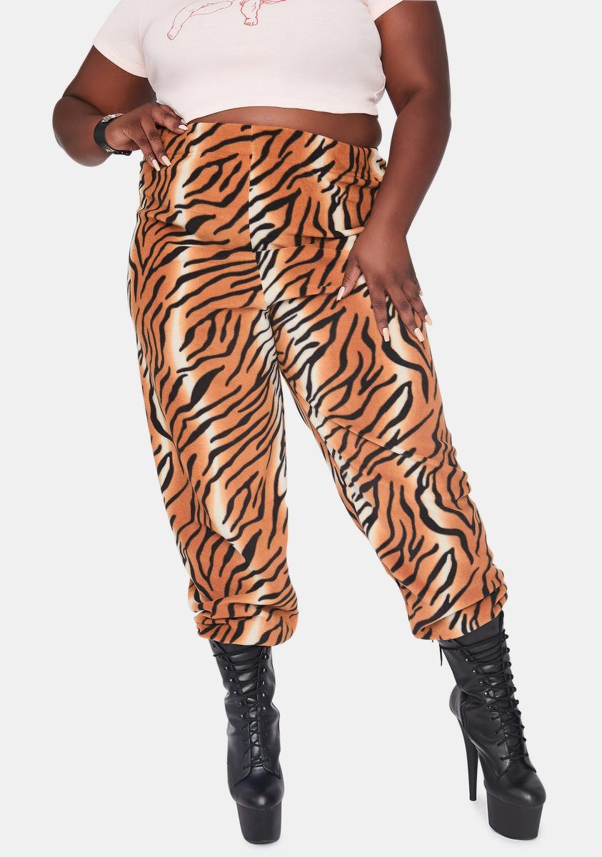 Curve Tiger Fleece Jogger Sweatpants NGOrder,New Products : American Fashion Style Bags On Sale