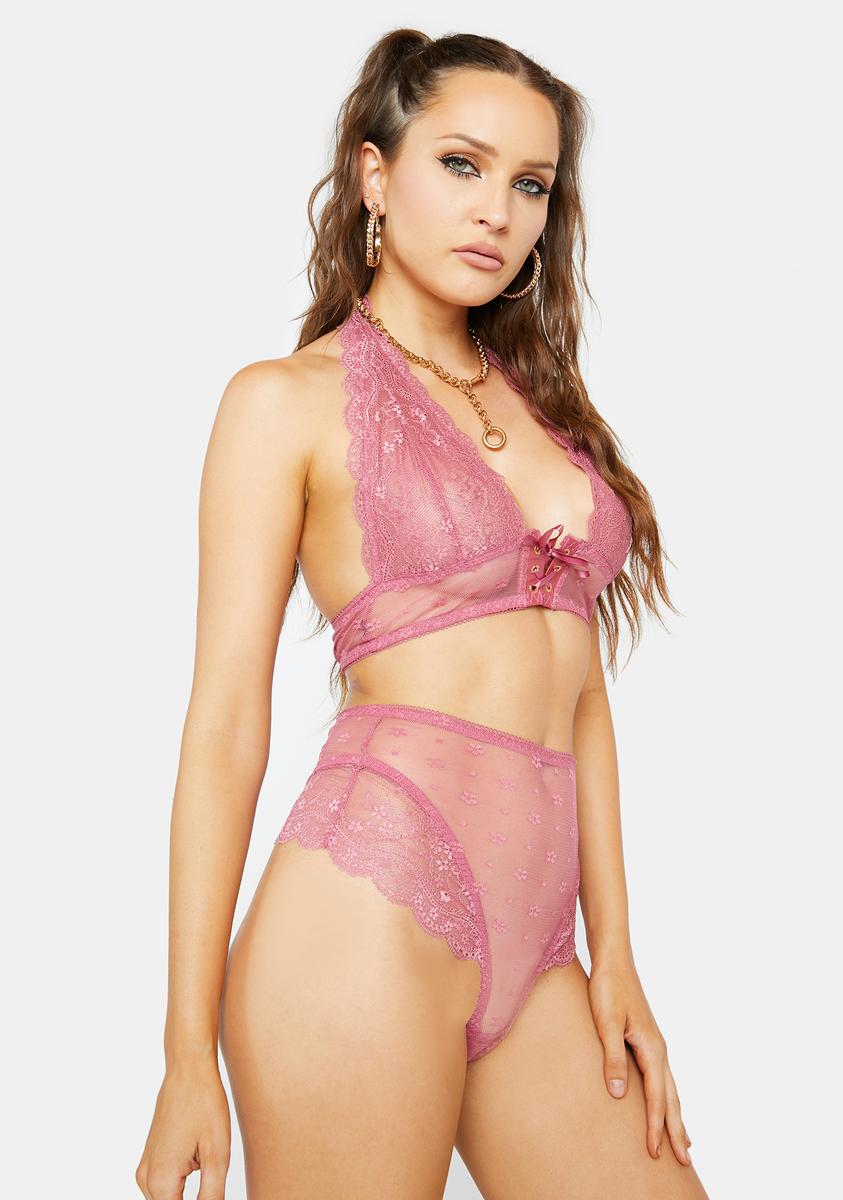 sheer halter bra