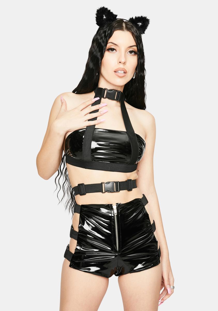 Croft Buckle Shorts Set Forbidden Clothing,Specials : American Fashion Style Bags On Sale
