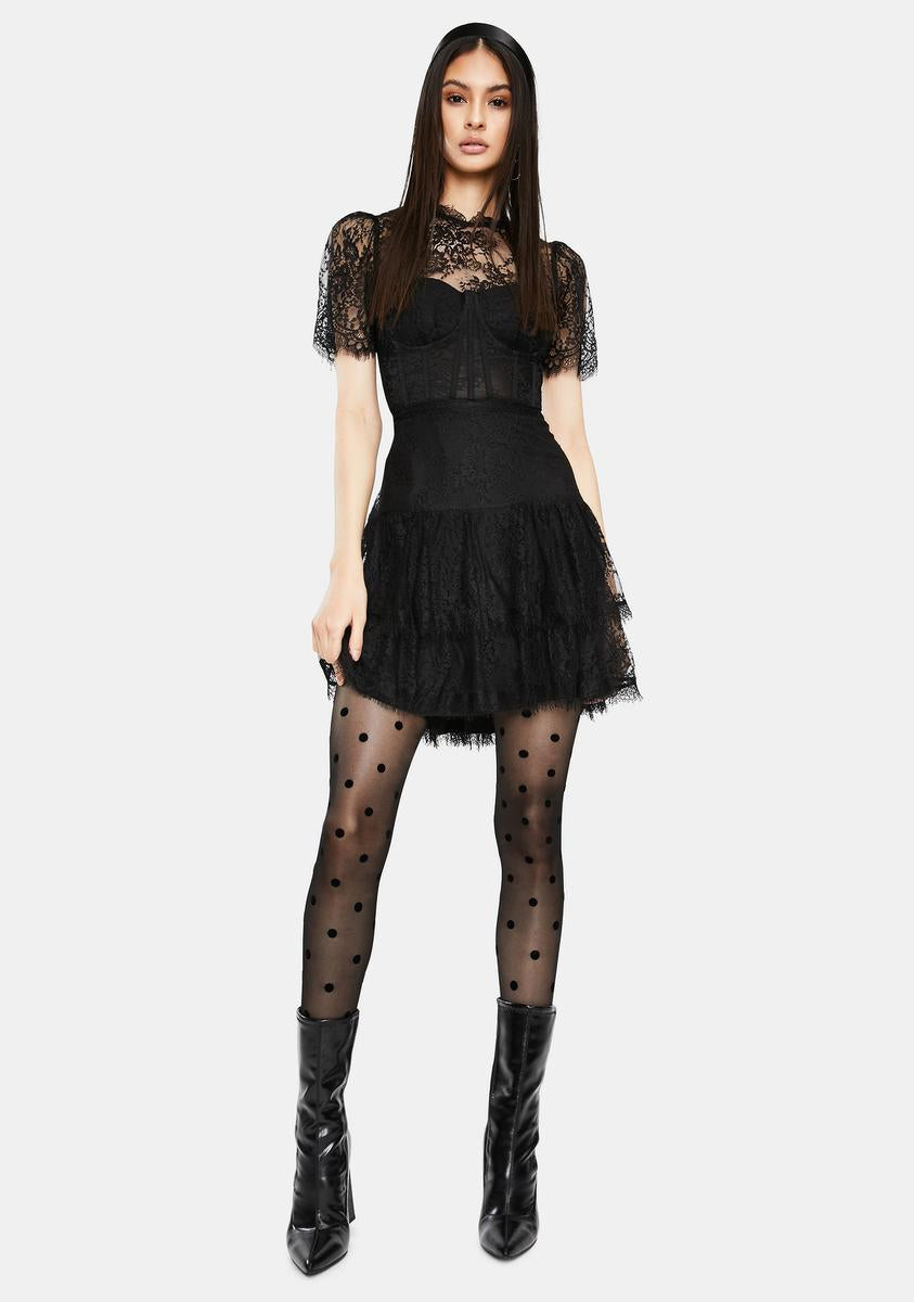 ASTR THE LABEL Leilani Lace Bustier Mini Dress Dolls Kill ASTR THE LABEL Leilani Lace Bustier Mini Dress Dolls Kill