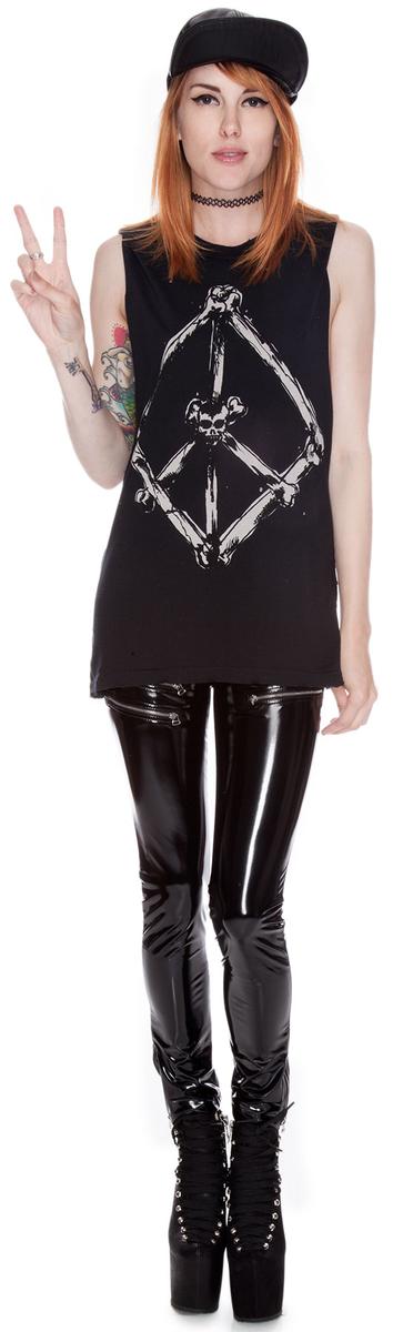 Peace Bones Muscle Tank UNIF,New Products : American Fashion Style Bags On Sale Peace Bones Muscle Tank UNIF,New Products : American Fashion Style Bags On Sale