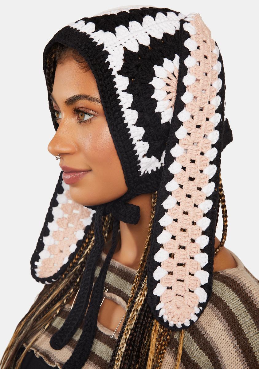 Crochet Bunny Ears Trapper Hat Basic Pleasure Mode,New Products : American Fashion Style Bags On Sale