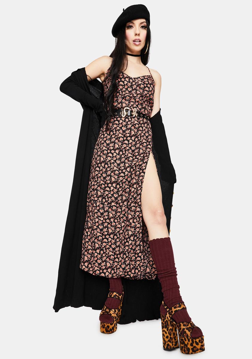 chinese dress ladies Motel Autumn Blossom Batis Maxi Dress – Dolls Kill