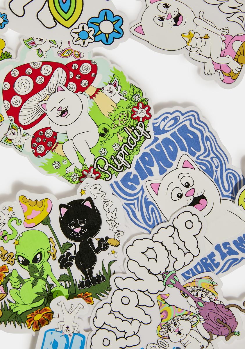 RIPNDIP Sticker Pack Multi Dolls Kill