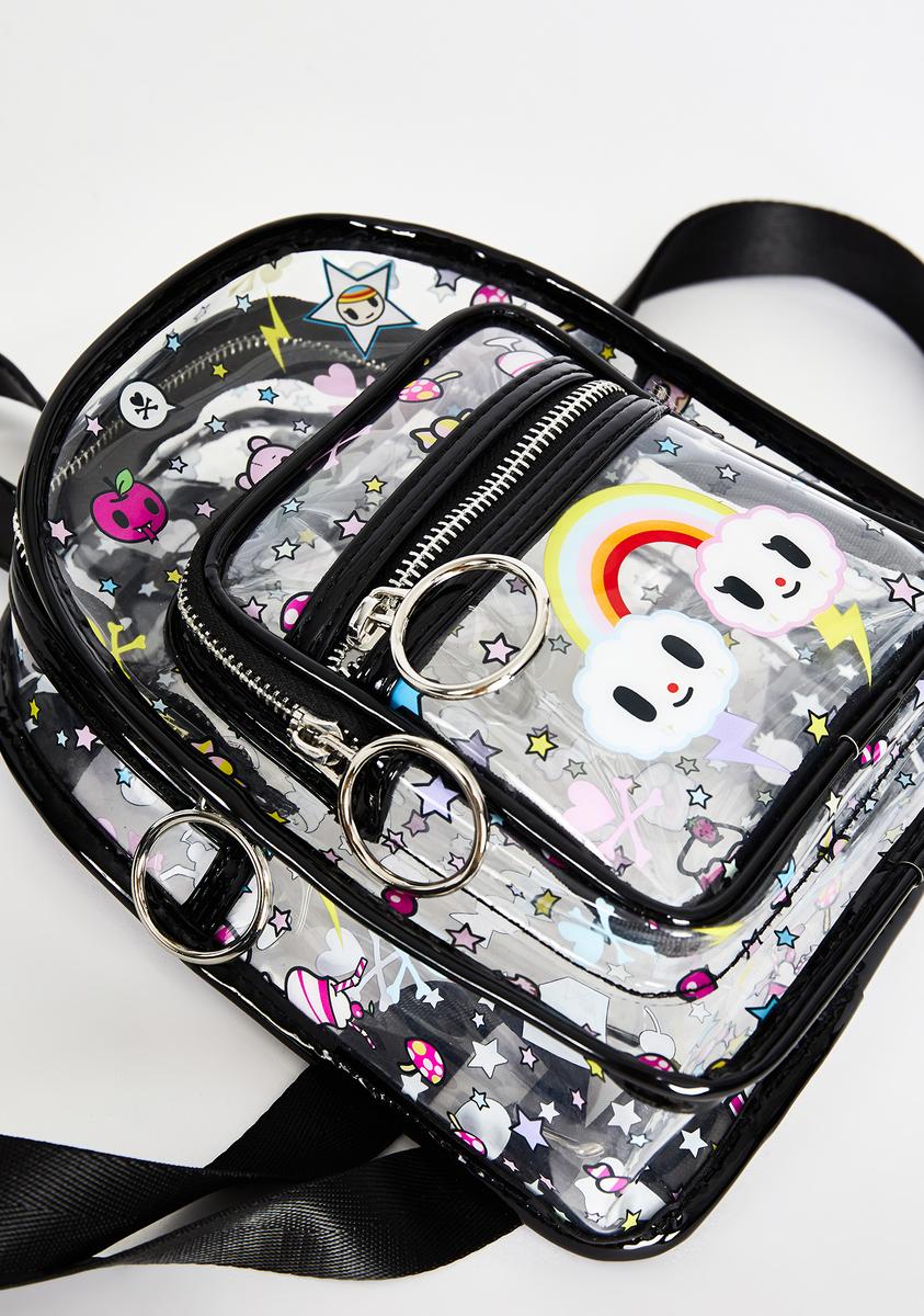 dickie.mini translucent backpack Dolls Kill X Tokidoki Clear Mini Backpack