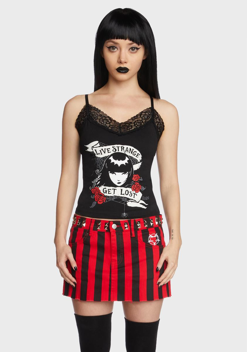 Lost Misfit Graphic Tank Top Dolls Kill x Emily The Strange,New Products : American Fashion Style Bags On Sale Lost Misfit Graphic Tank Top Dolls Kill x Emily The Strange,New Products : American Fashion Style Bags On Sale
