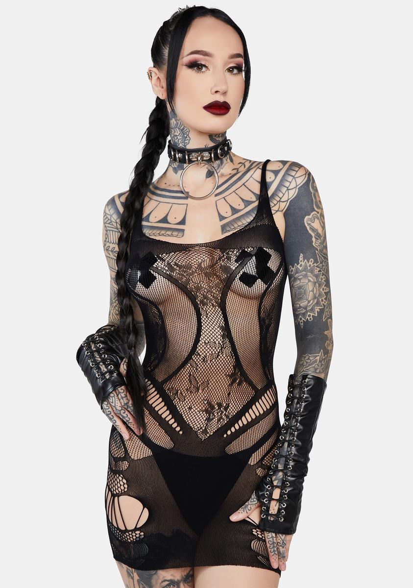 Come Over Fishnet Chemise,New Products : American Fashion Style Bags On Sale