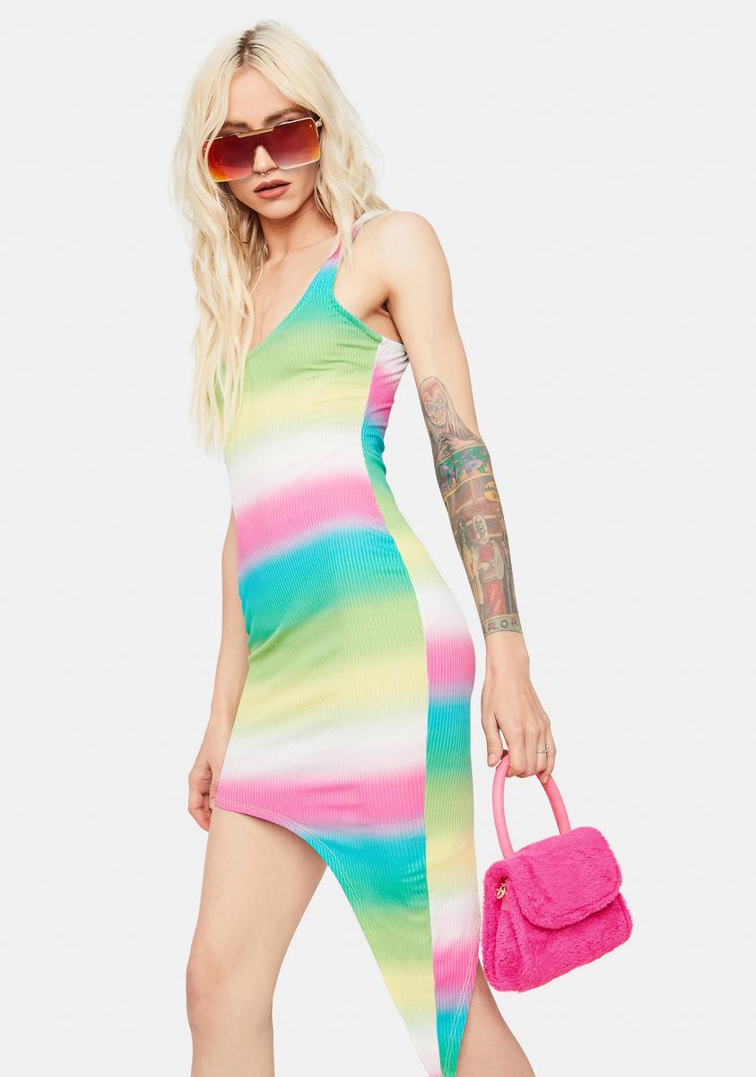 Sugar Rush Ribbed Tie Dye Dress Sugar Rush Ribbed Tie Dye Dress
