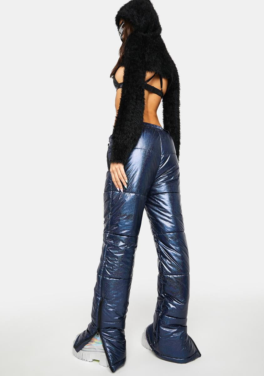 Metallic snow pants 2025