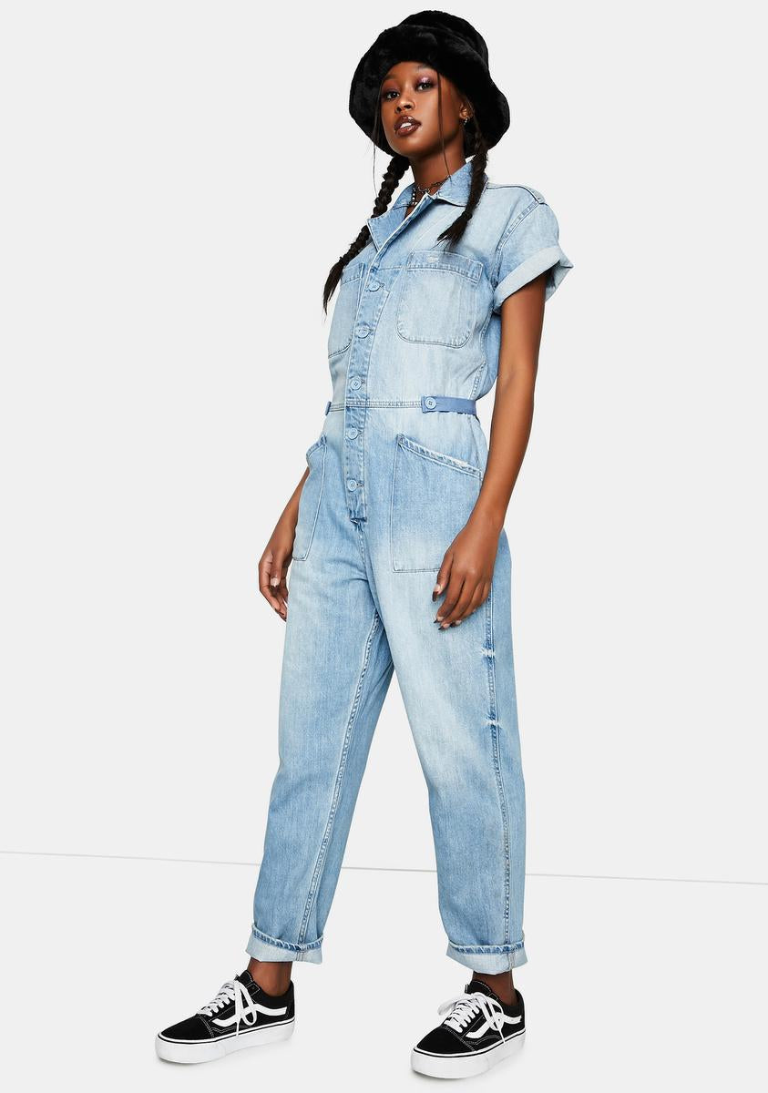 Pistola Blue Denim Grover Jumpsuit – Dolls Kill