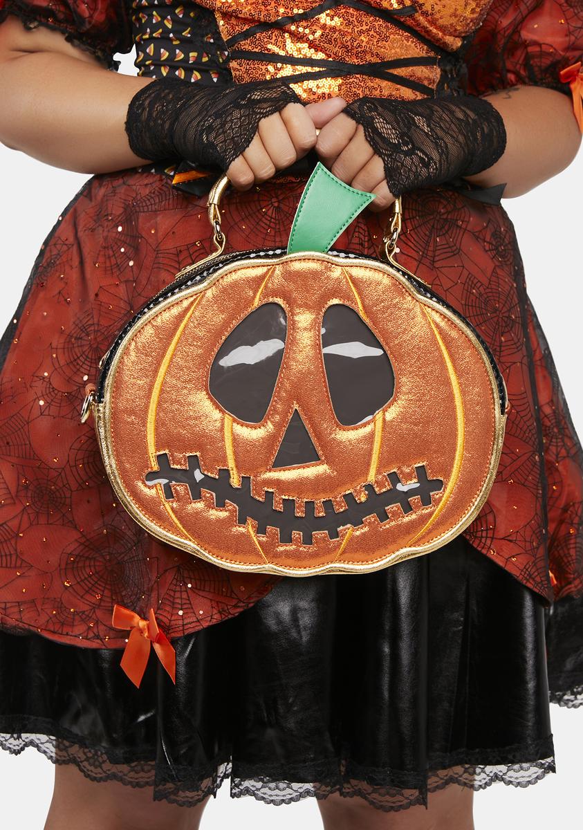 Irregular Choice Jack O Lantern Pumpkin Halloween Backpack - Orange – Dolls Kill