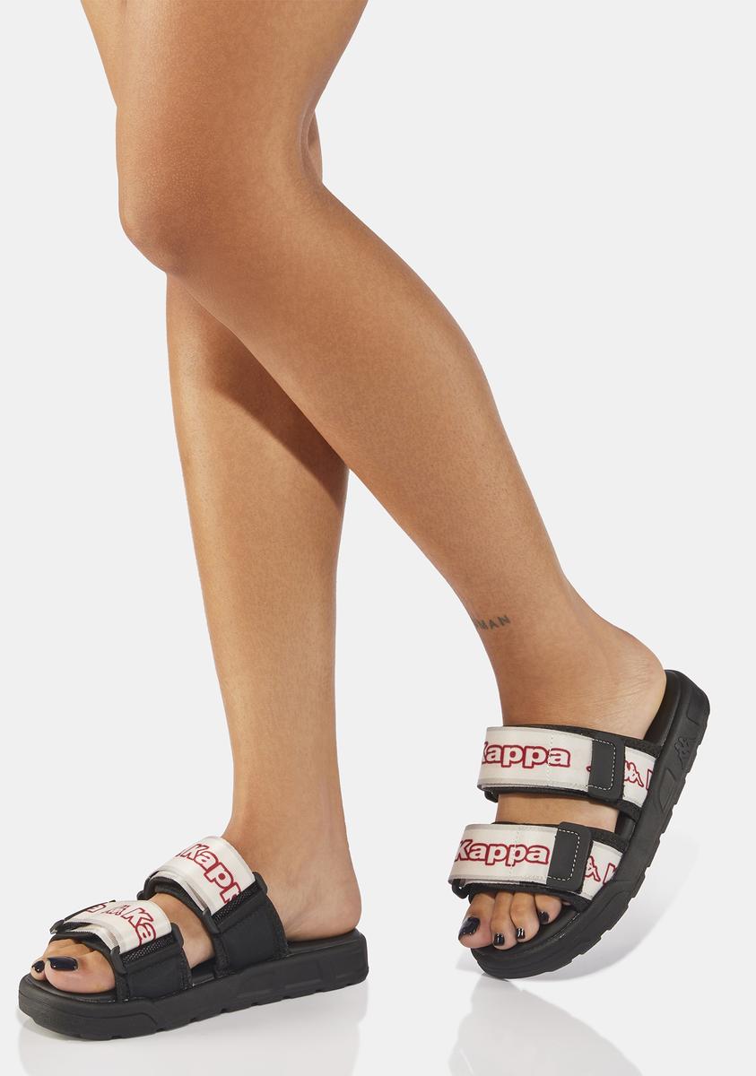 Kappa Logo Slides Black Dolls Kill