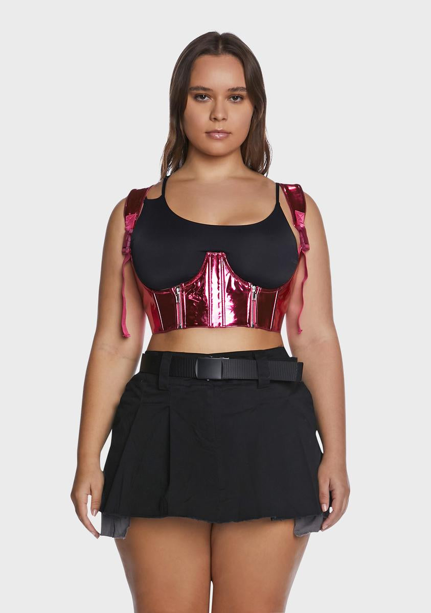 Plus My Type Underbust Corset- Pink Poster Grl,New Products : American Fashion Style Bags On Sale Plus My Type Underbust Corset- Pink Poster Grl,New Products : American Fashion Style Bags On Sale
