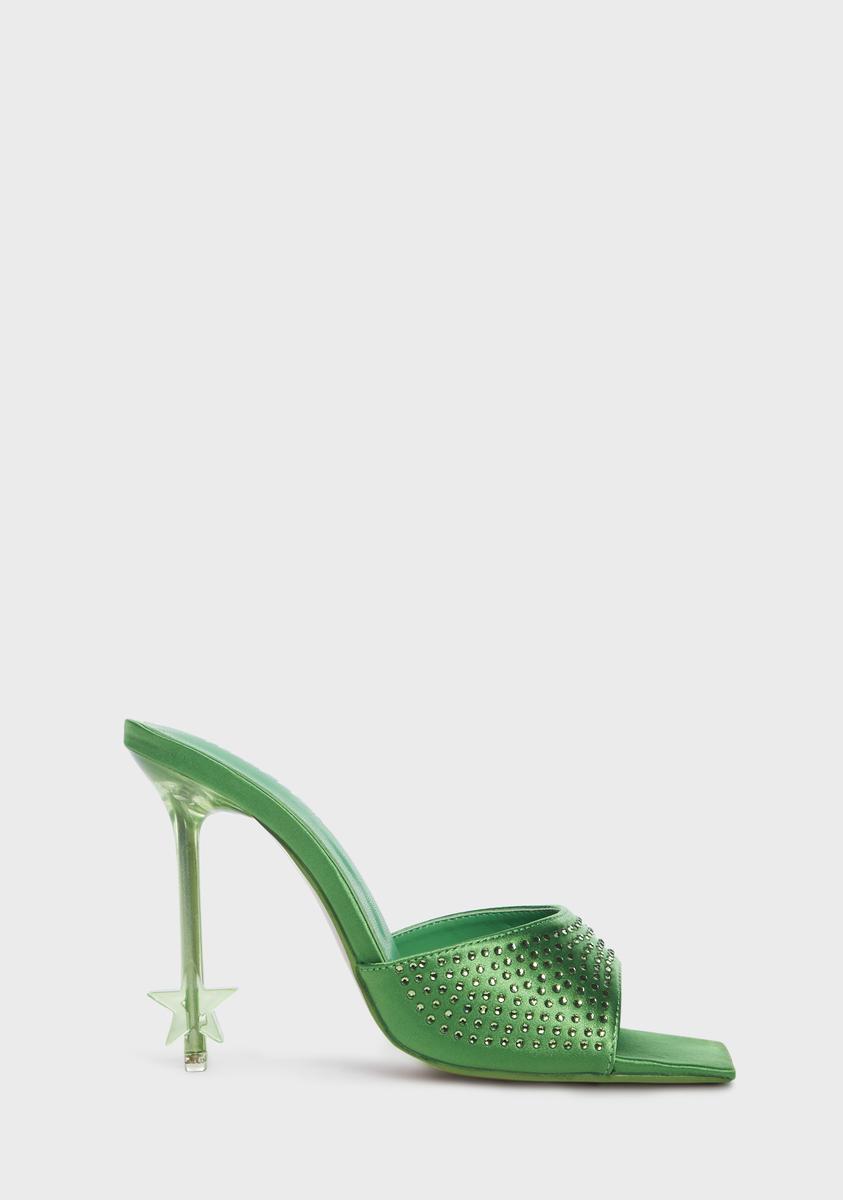 Green Nelly Peep Toe Heels Public Desire,New Products : American Fashion Style Bags On Sale