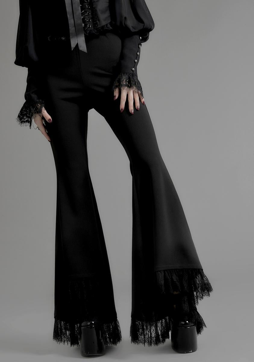 Divination Lace Bell Bottoms Widow,Specials : American Fashion Style Bags On Sale