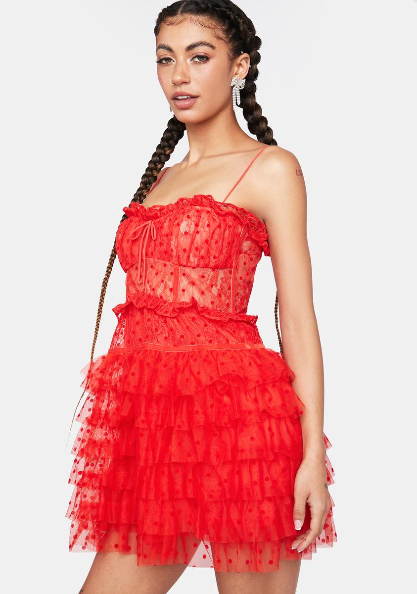 for love and lemons duran pleated mini dress For Love & Lemons Jules Mini Dress
